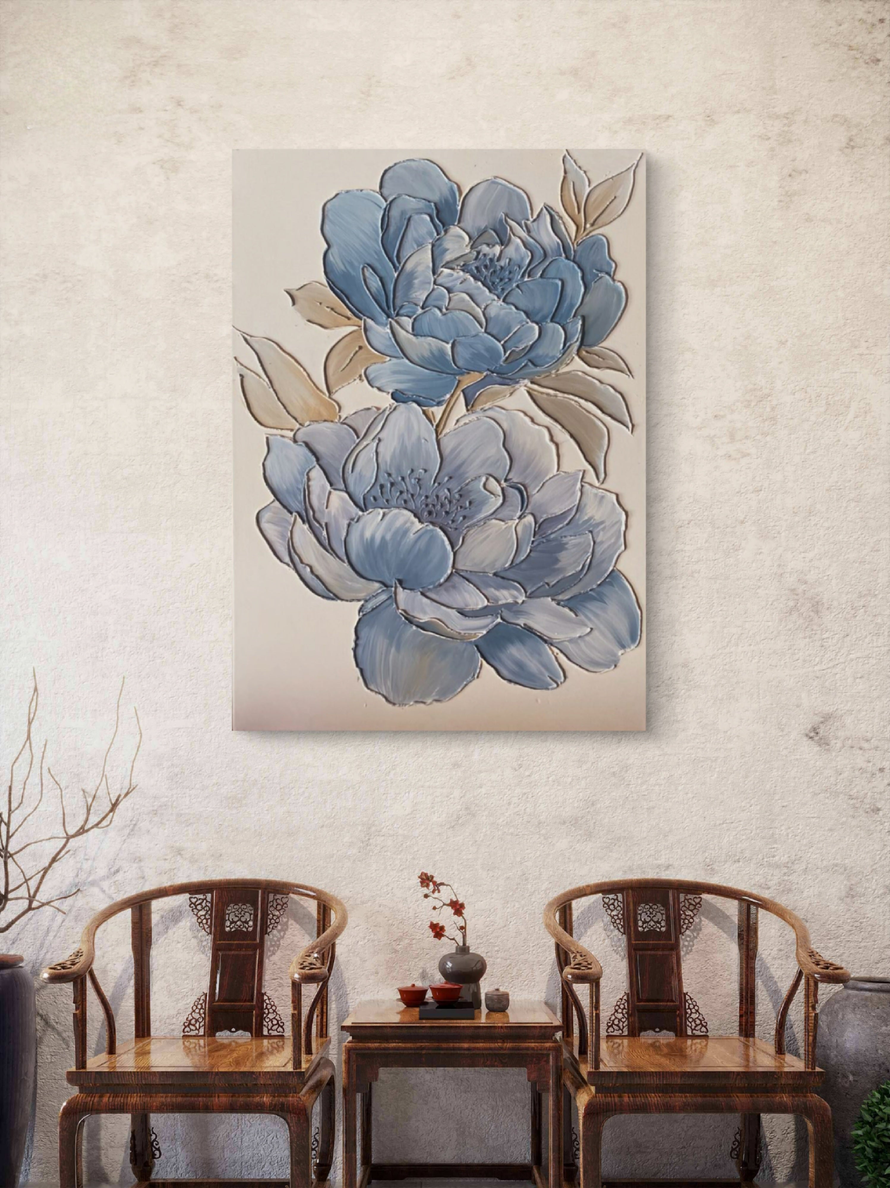 Wall Painting, 3d sculptural wall art