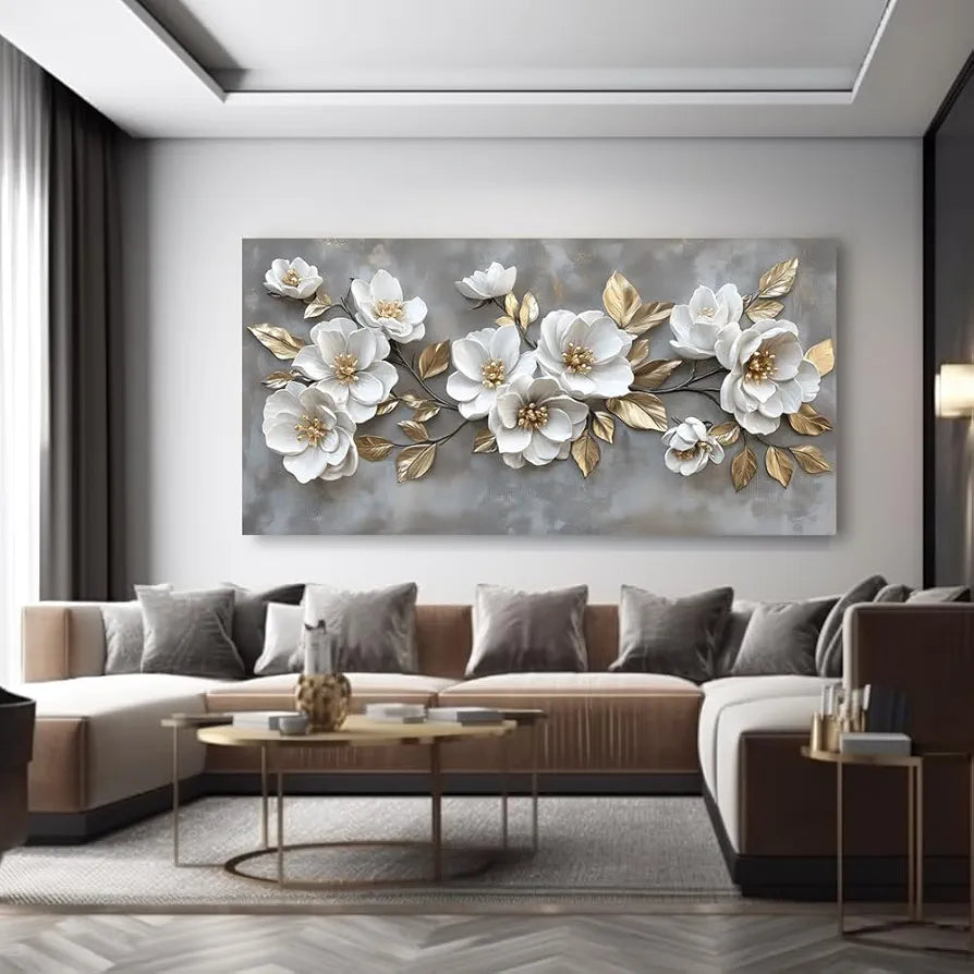 3d Textured Art painting Floral design