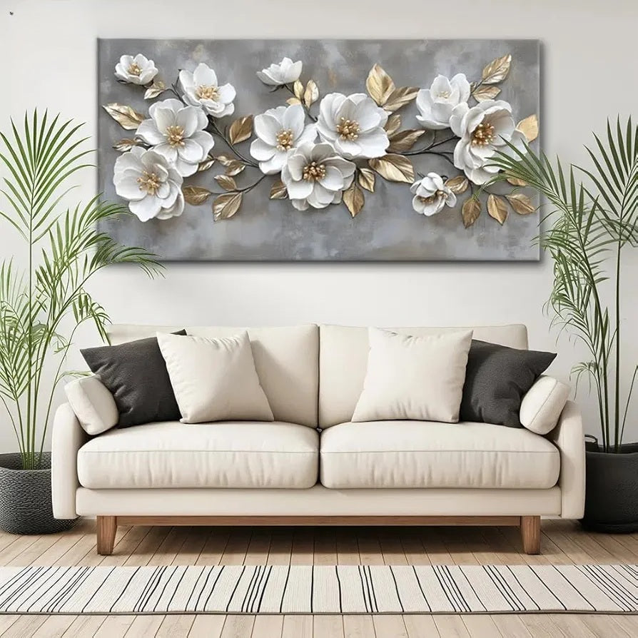 3d Textured Art painting Floral design