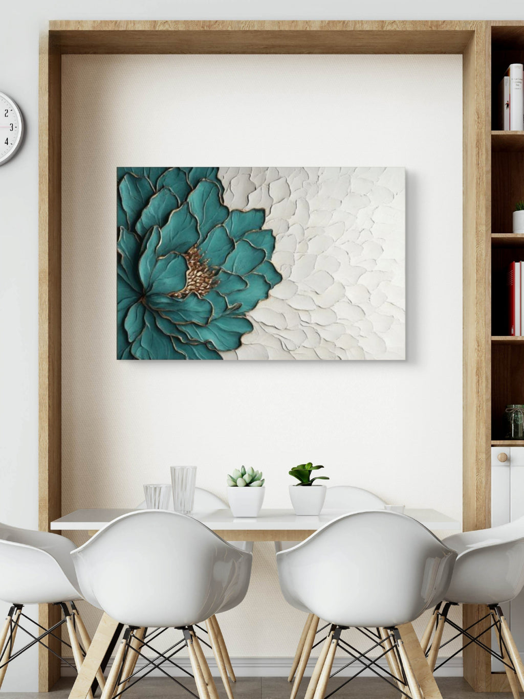 Wall painting, 3d sculptural wall painting