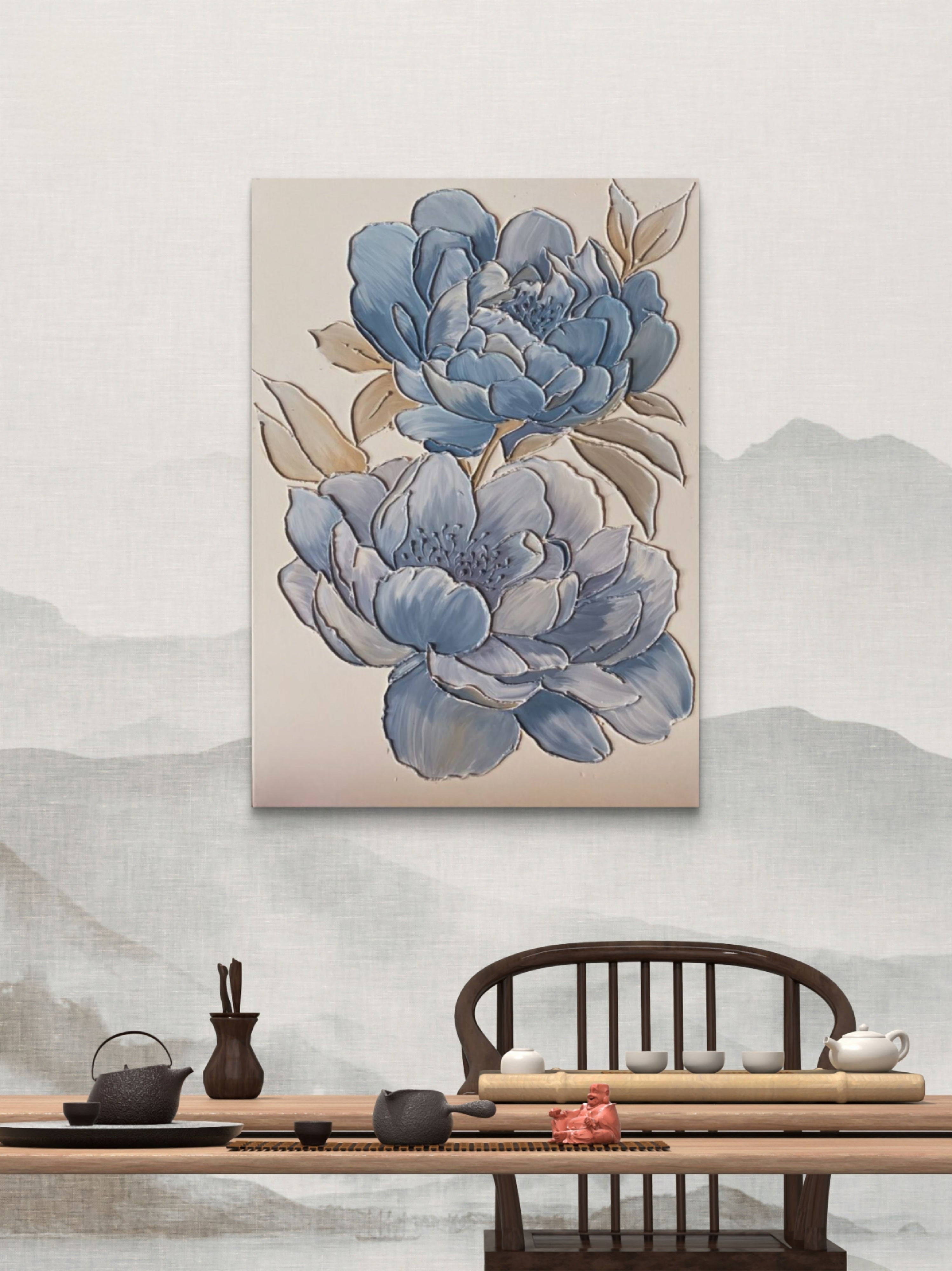 Wall Painting, 3d sculptural wall art