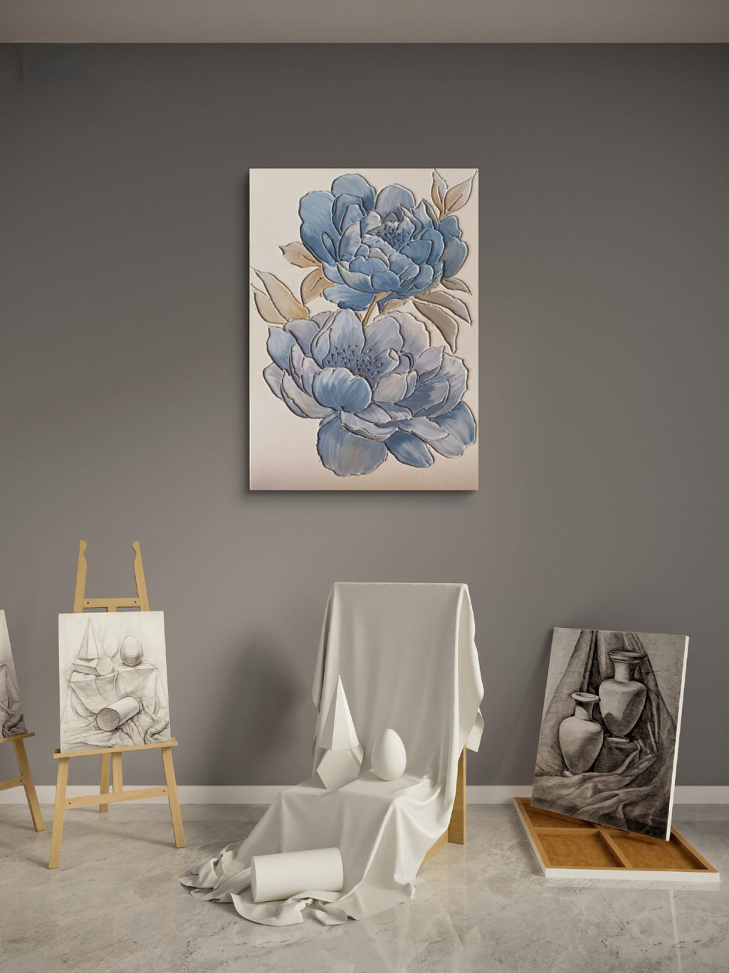 Wall Painting, 3d sculptural wall art