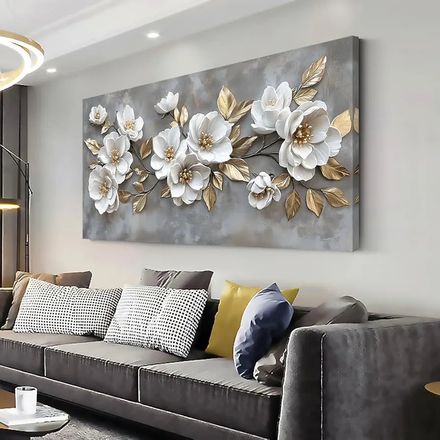3d Textured Art painting Floral design
