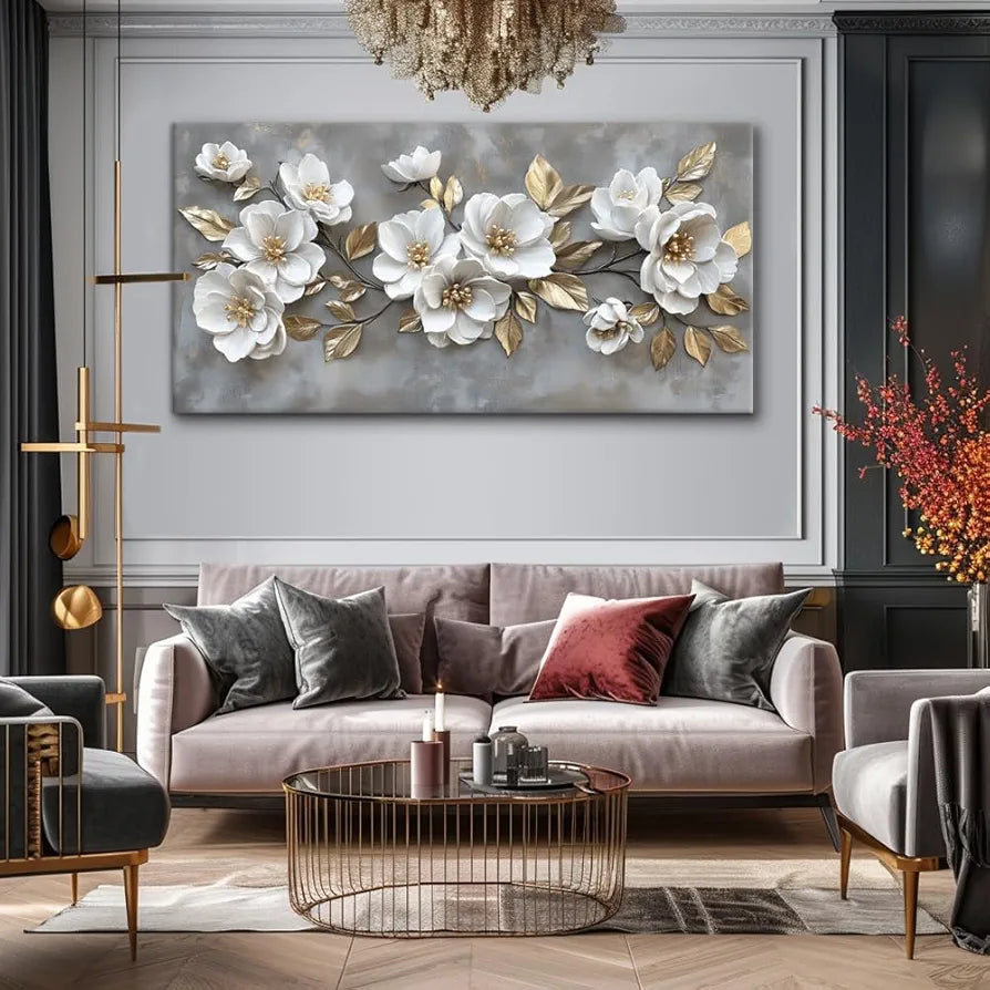 3d Textured Art painting Floral design