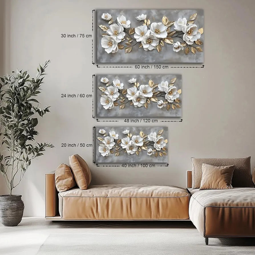3d Textured Art painting Floral design