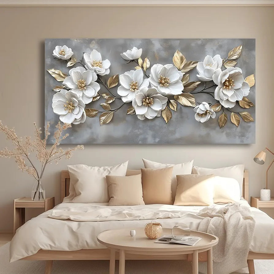 3d Textured Art painting Floral design