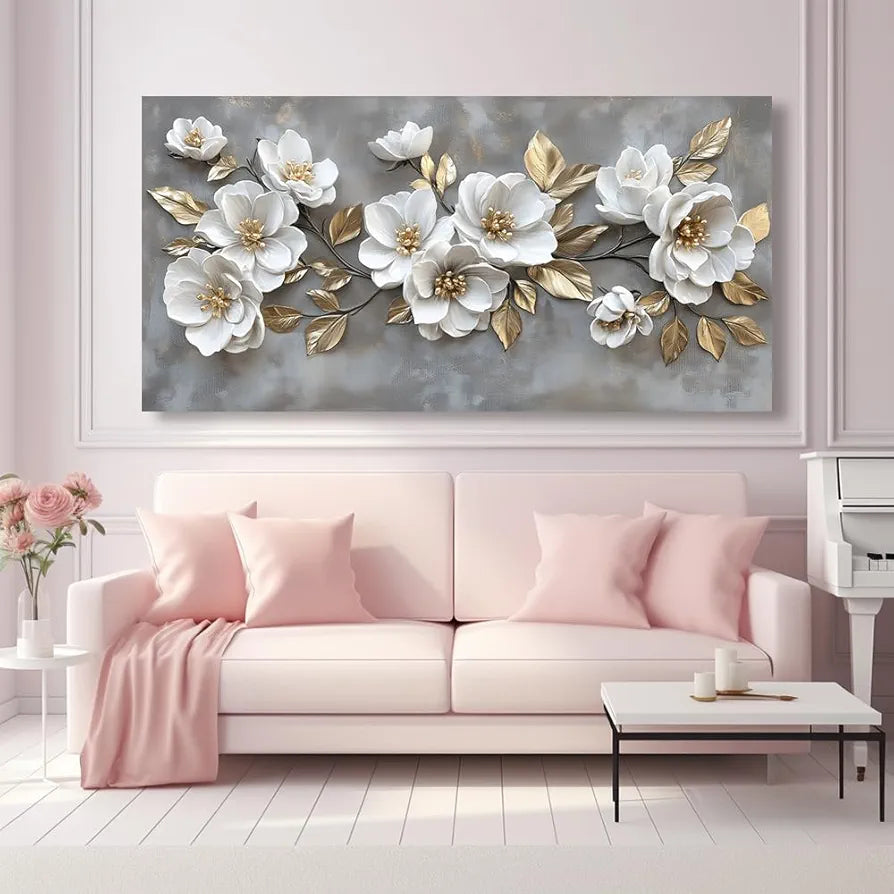 3d Textured Art painting Floral design