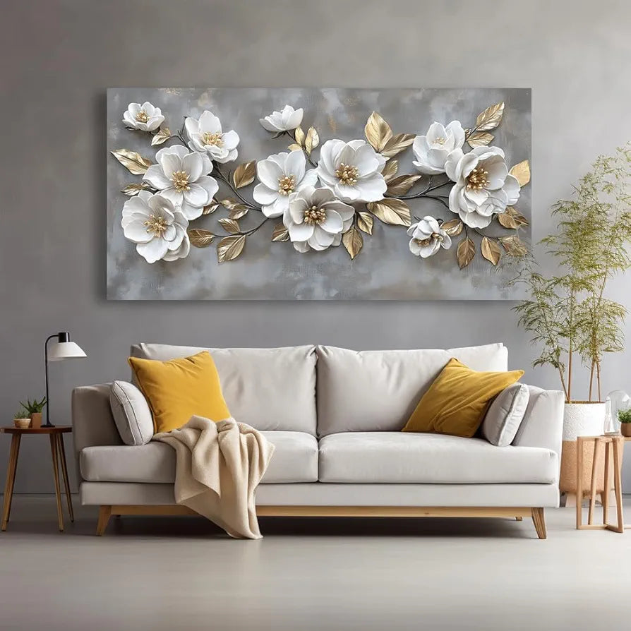 3d Textured Art painting Floral design